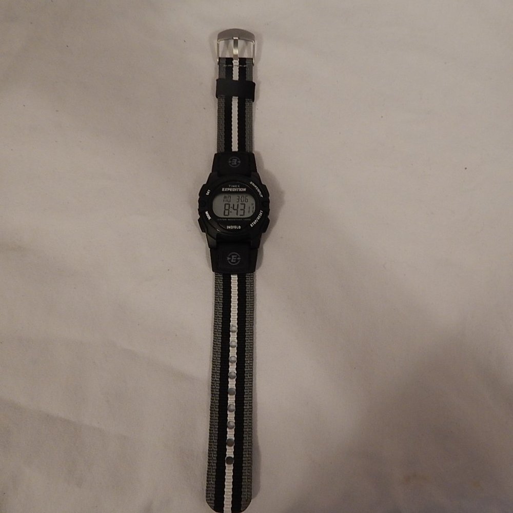 Timex expededition digital watch black T49661 women men unisex water resist